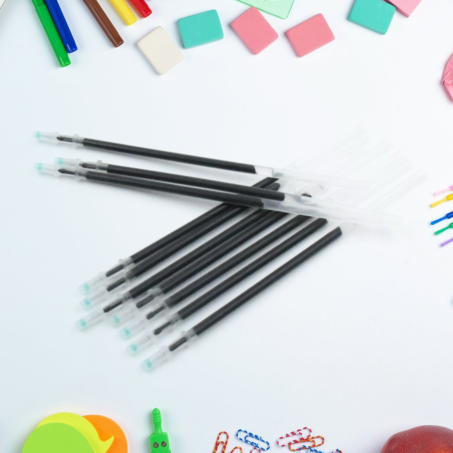 Black Pen Refill All Round Ball Pen Refill Smooth Writing Pen Refill all Pen Suitable (1 Pc / 10 Pc) Black Pen Refill All Round Ball Pen Refill Smooth Writing Pen Refill all Pen Suitable (1 Pc / 10 Pc)